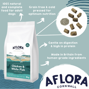 Aflora Cold Pressed - Chicken & Whitefish - Grain Free Dry Dog Food